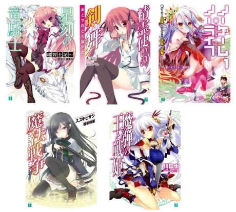 5 Light Novel adaptations announced in one day – further analysis